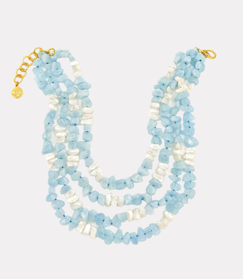 NEST Jewelry Aquamarine Necklace