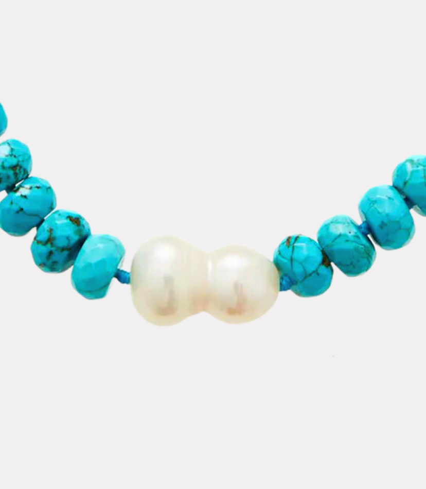 NEST Jewelry Turquoise Bead Necklace